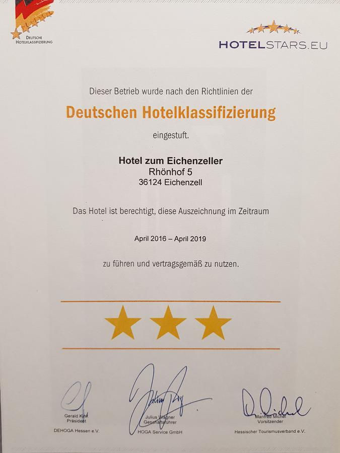 Zum Eichenzeller Hotel Exterior photo